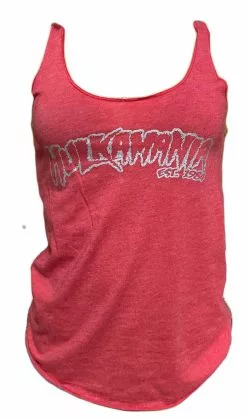Hogan's Beach Shop Red Vintage Hulkamania Womens Tank