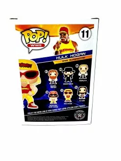 Hogan's Beach Shop Hulk Hogan Signed Funko Pop! WWE Action Figure Hulkamania! YELLOW -Hogan's Beach Shop Sales 20191218 143102