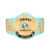 Hogan's Beach Shop Turquiose Replica Winged Eagle WWE Championship Title Belt Signed Too "Bucky" -Hogan's Beach Shop Sales 2023 01 13