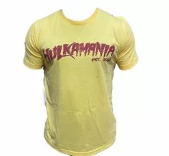 Hogan's Beach Shop Vintage Yellow Hulkamania Tee