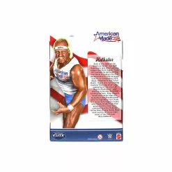 Hogan's Beach Shop Hulk Hogan American Made Elite Figure Signed -Hogan's Beach Shop Sales American Made Figure Back
