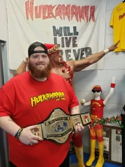 Hogan's Beach Shop Red Hulkamania Tee -Hogan's Beach Shop Sales Hulkamania tim