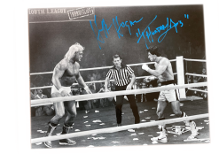 Hogan's Beach Shop Rocky Iii Vs Hulk Hogan Signed