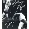 Hogan's Beach Shop Hulk Hogan Signed Hogan IWGP Photo -Hogan's Beach Shop Sales Signed Hogan IWGP 8x10 1