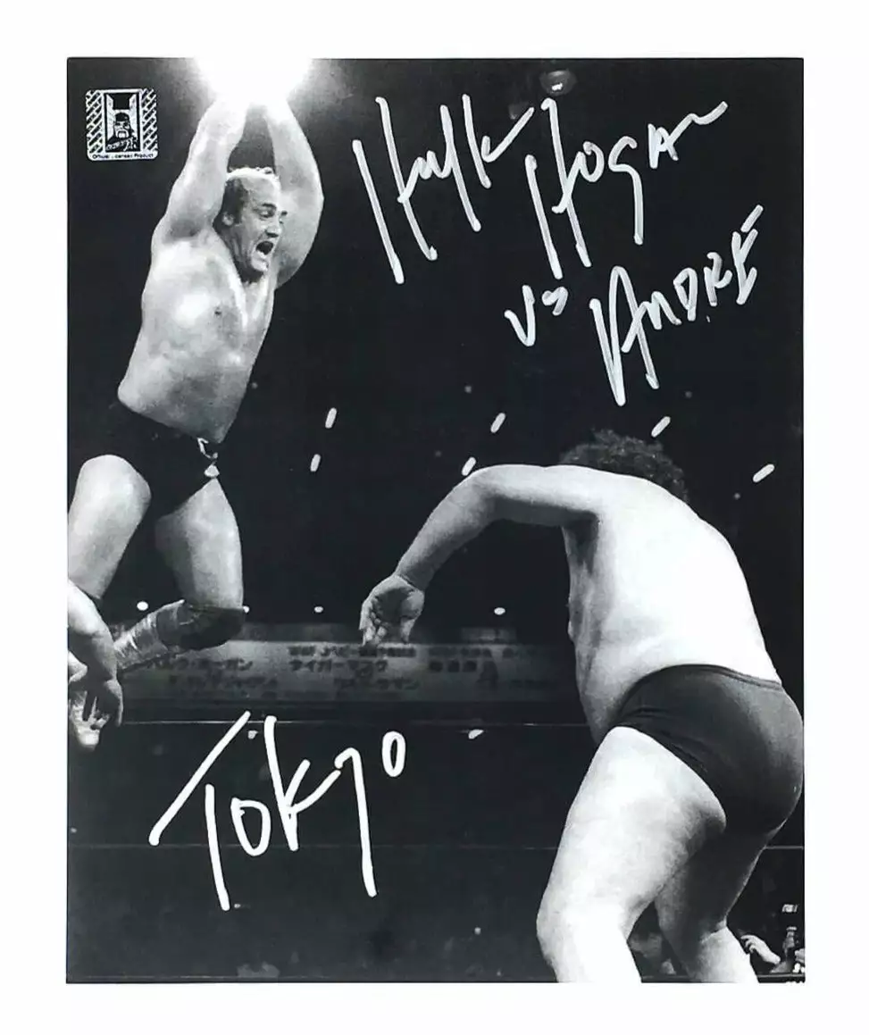 Hogan's Beach Shop Hulk Hogan Signed Hogan IWGP Photo 3 Hogan's Beach Shop Hulk Hogan Signed Hogan IWGP Photo