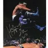 Hogan's Beach Shop Hulk Hogan Signed Leg Drop Scott Hall Poster -Hogan's Beach Shop Sales Signed Leg Drop Poster