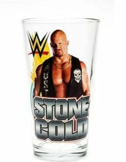 Hogan's Beach Shop Stone Cold Steve Austin WWE Pint Glass