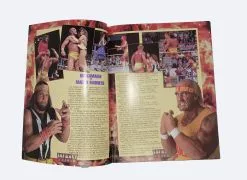 Hogan's Beach Shop Hulk Hogan Wrestlemania V Program -Hogan's Beach Shop Sales WM5 pro 1