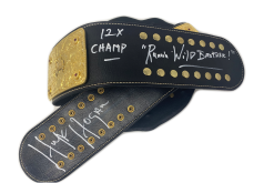 Hogan's Beach Shop Heavyweight Championship Replica Belt Signed -Hogan's Beach Shop Sales big