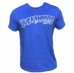 Hogan's Beach Shop Mens Hulkamania Blue Reflective Tee