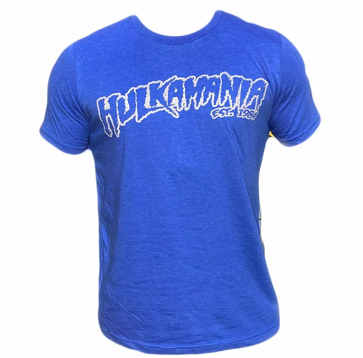 Hogan's Beach Shop Mens Hulkamania Blue Reflective Tee 3 Hogan's Beach Shop Mens Hulkamania Blue Reflective Tee