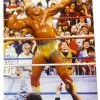 Hogan's Beach Shop Hulk Hogan Signed Bow & Arrow Poster -Hogan's Beach Shop Sales boww