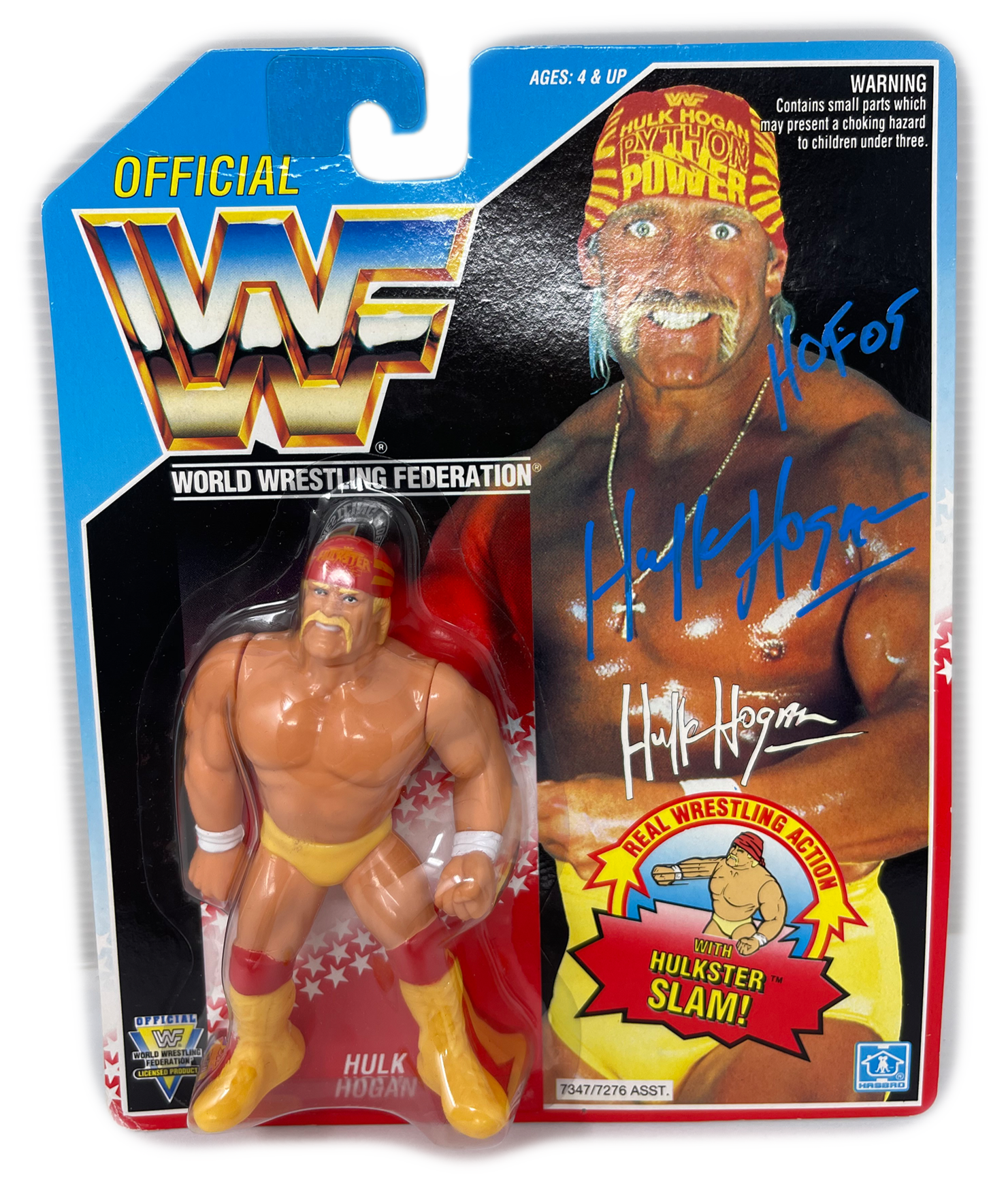 Hogan's Beach Shop Hasbro WWF Hulk Hogan Hulkster Slam 1992 Action Figure Signed 3 Hogan's Beach Shop Hasbro WWF Hulk Hogan Hulkster Slam 1992 Action Figure Signed