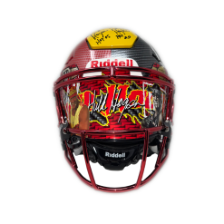 Hogan's Beach Shop Custom "RiddellSports" Hulkamania X NWO X WWE Helmet Autographed! PRE ORDER