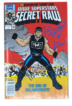 Hogan's Beach Shop 2015 WWE Super Stars Secret Raw Comic Autographed