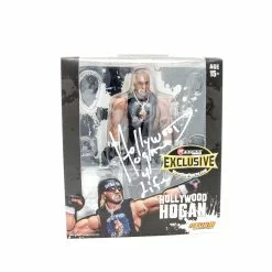 Hogan's Beach Shop Hulk Hogan Signed Hollywood Ringside Collectibles Action Figure