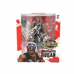 Hogan's Beach Shop Hulk Hogan Signed Tribal Hollywood Hogan Ringside Collectibles Action Figure