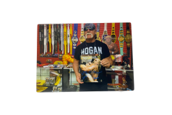Hogan's Beach Shop Official Wrestlemania 3 WWE Autographed Plaque -Hogan's Beach Shop Sales wrestlemania3plauee
